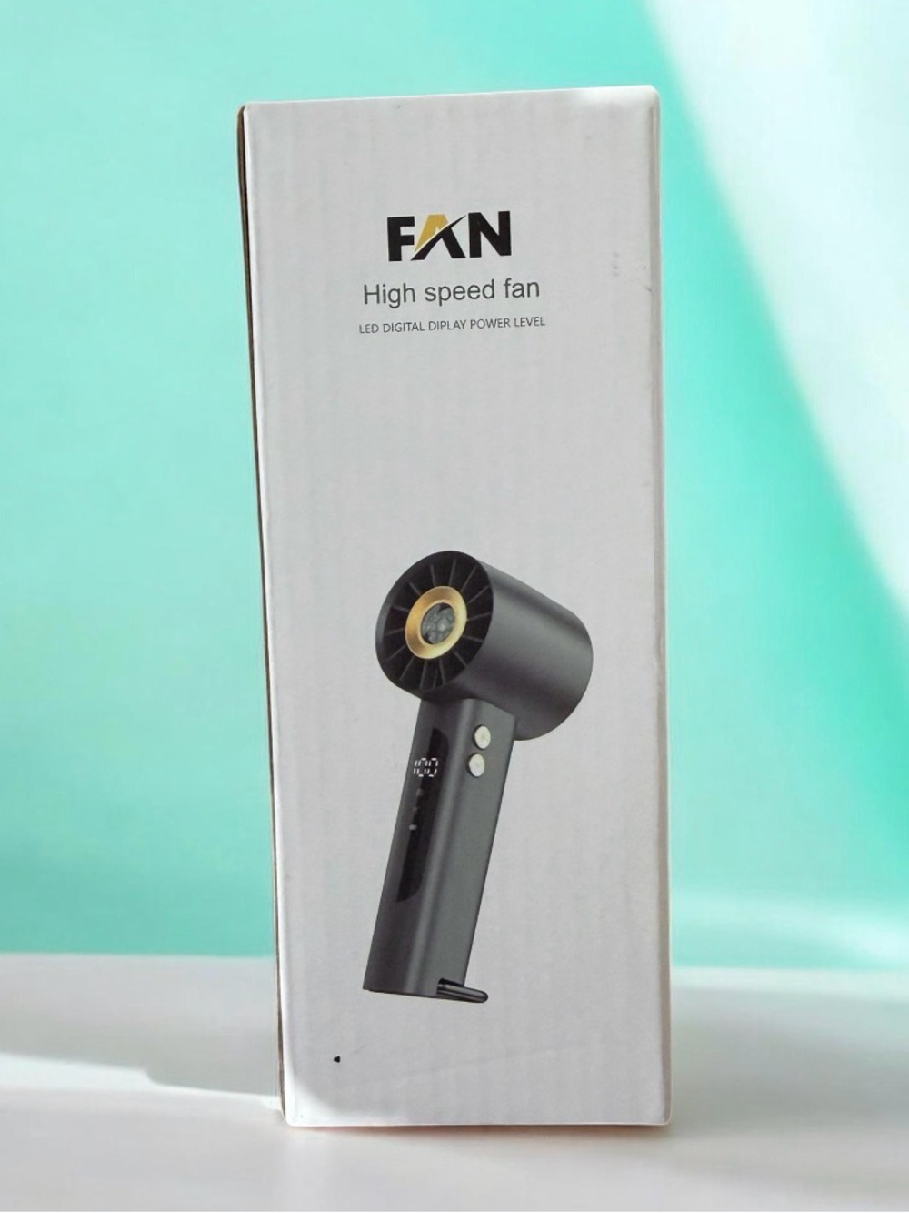 FAN High Speed Handheld Fan WHITE NIP/NWOT